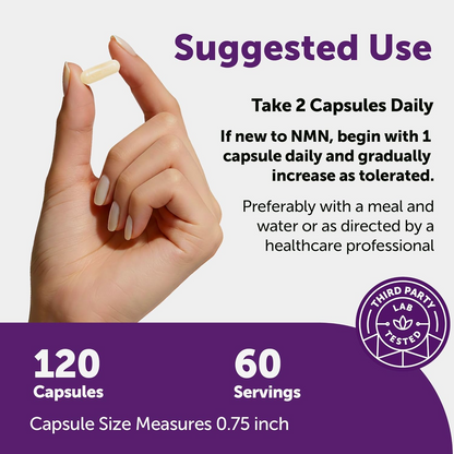NMN NAD+ Capsules with Nicotinamide Riboside & Resveratrol