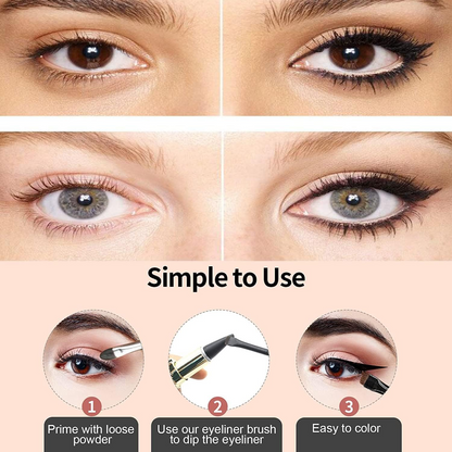 Matte Black Gel Eyeliner – Waterproof & Long Lasting Precision Liner