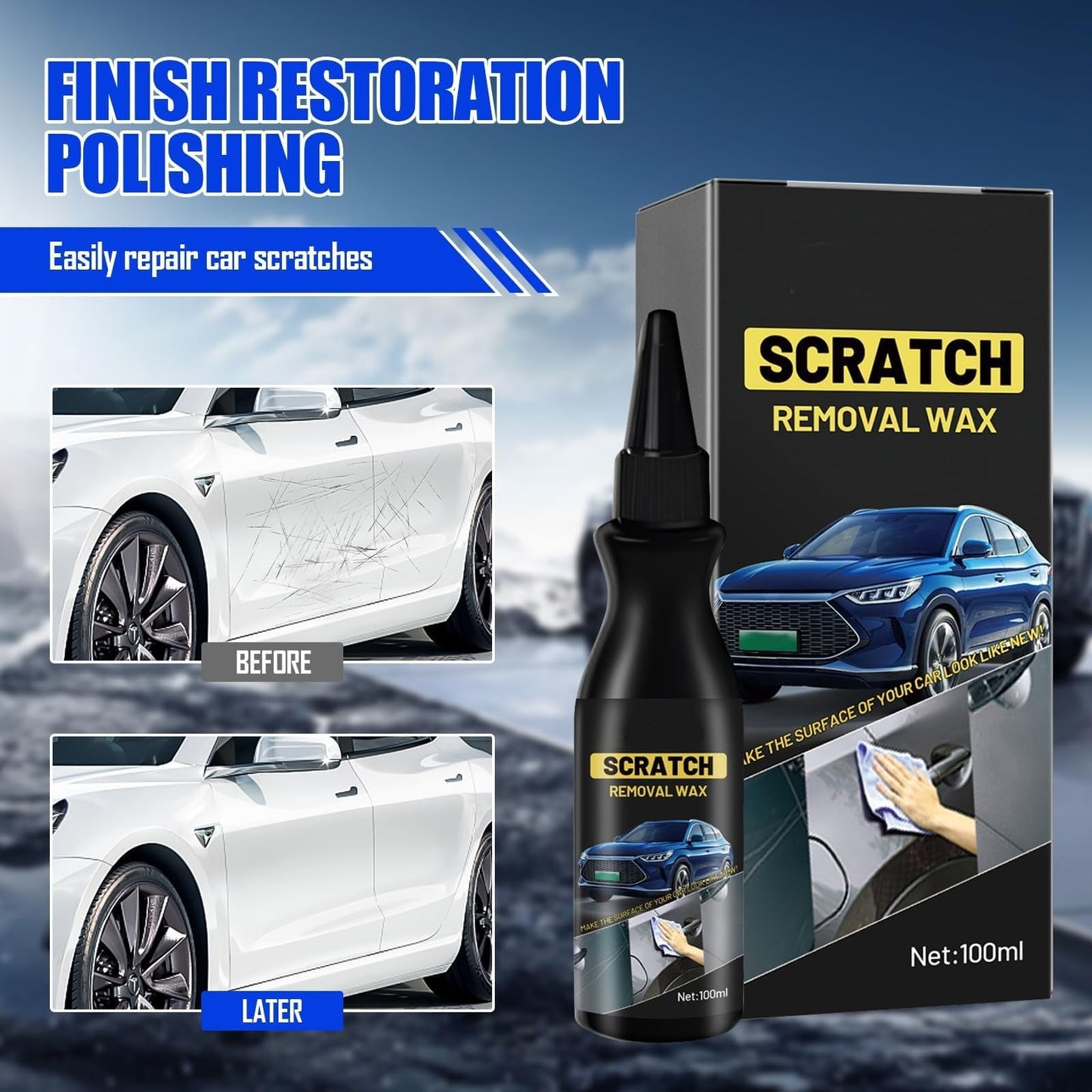 Instant Scratch Polishing Coating — Restore Your Car’s Shine