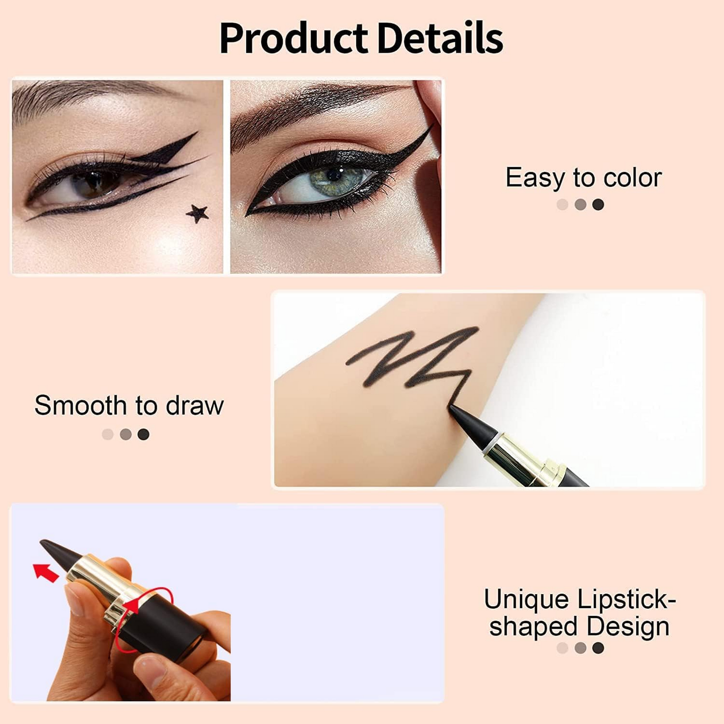 Matte Black Gel Eyeliner – Waterproof & Long Lasting Precision Liner