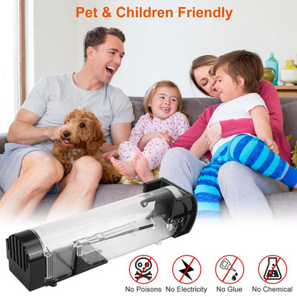 Smart Mouse Trap – Transparent, Safe & Reusable Rodent Catcher
