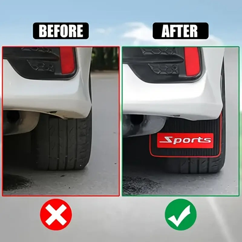 Universal Rubber Wheel Mudguards – Protect Your Car from Dirt
