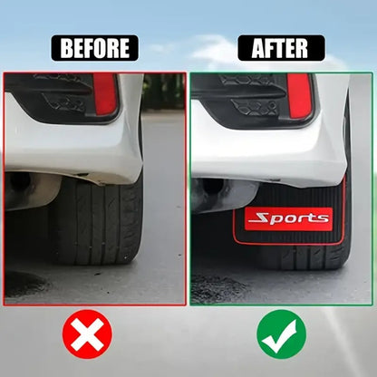 Universal Rubber Wheel Mudguards – Protect Your Car from Dirt