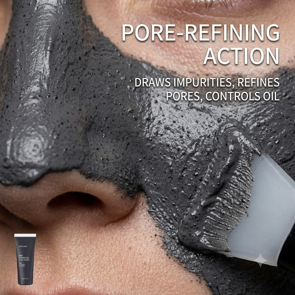 Charcoal Mud Face Mask Oil Control & Deep Cleansing
