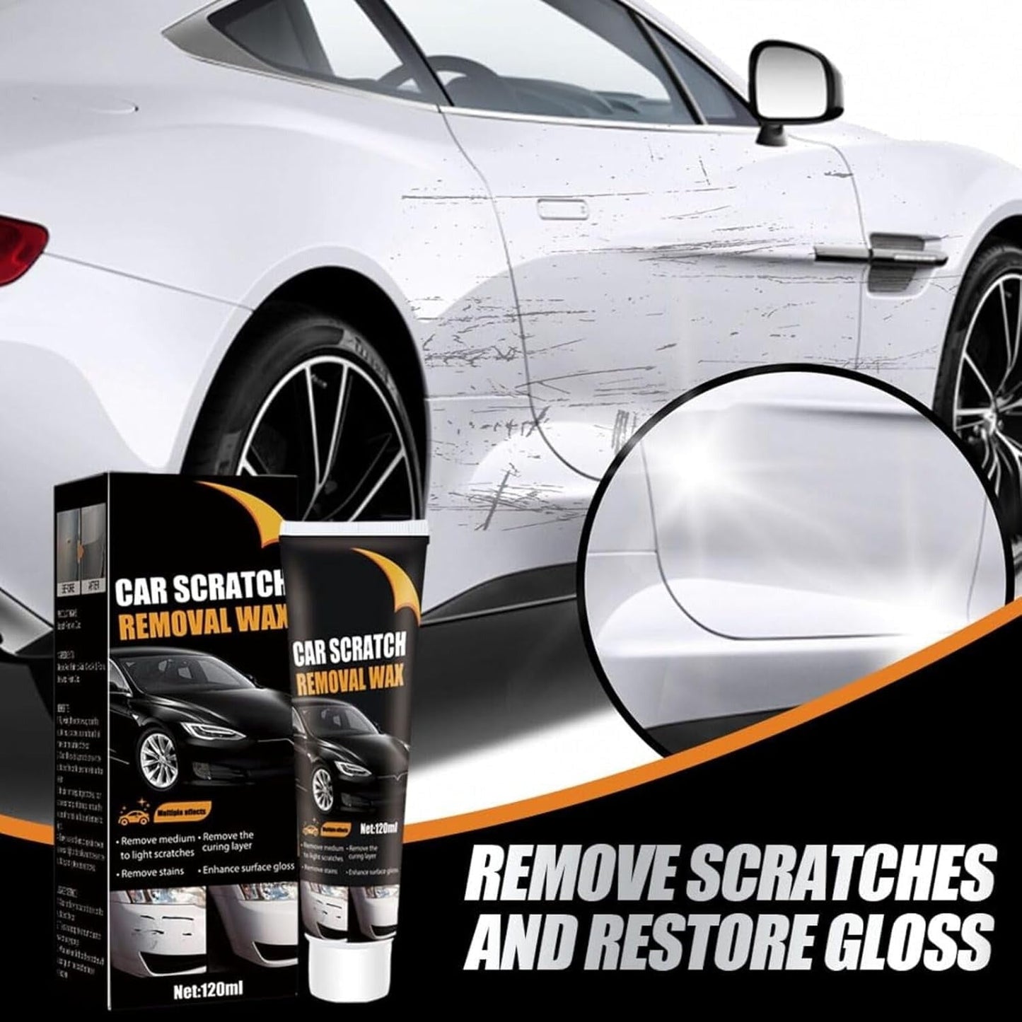 Effective Car Scratch Removal Wax – Stain & Scratch Repair Agent