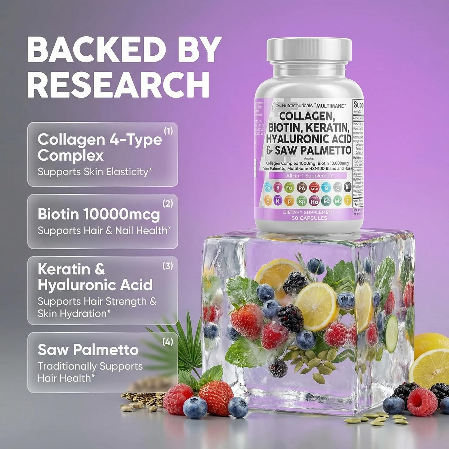 Marine Collagen Capsules with Glutathione