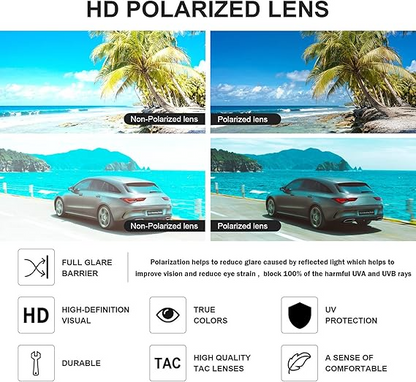 Vintage Half Frame – Square Sunglasses