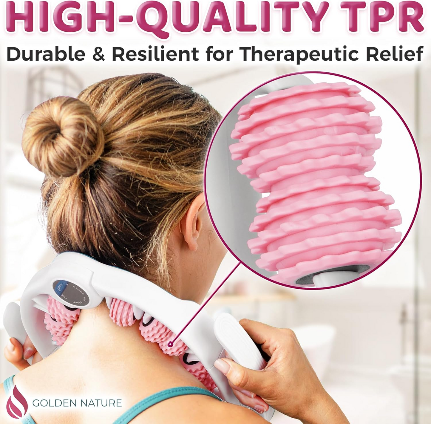 360° Multifunction Leg Shaping Roller – Ring Shaped Muscle Massage & Relaxation Device