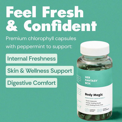 Organic Vegan Chlorophyll Capsules Plant-Based