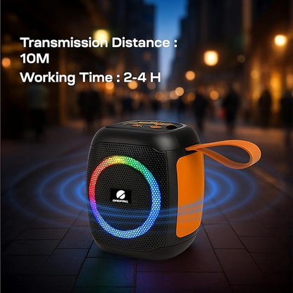 Mini Bluetooth Portable Speaker – RGB LED Wireless Music Speaker