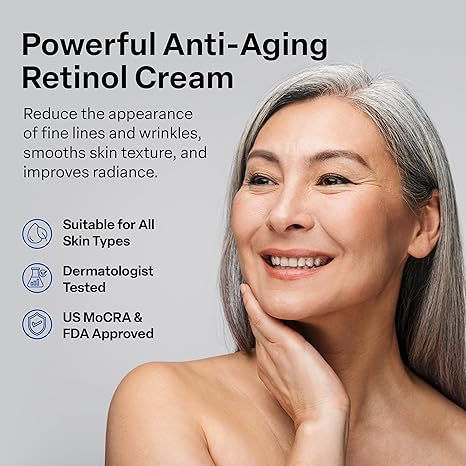 Avibon Vitamin A & Retinol Face Cream – Moisturizing Anti-Wrinkle Skin Revitalizing Cream