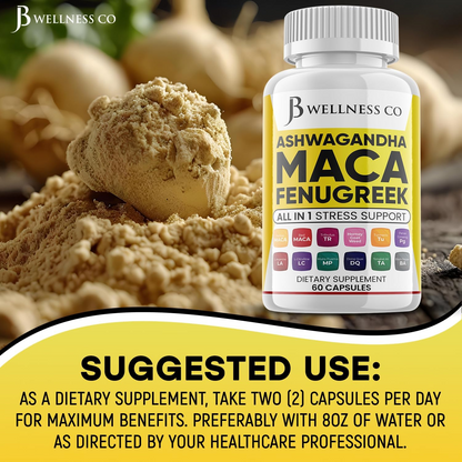 Ashwagandha & Maca 17-in-1 Herbal Capsules
