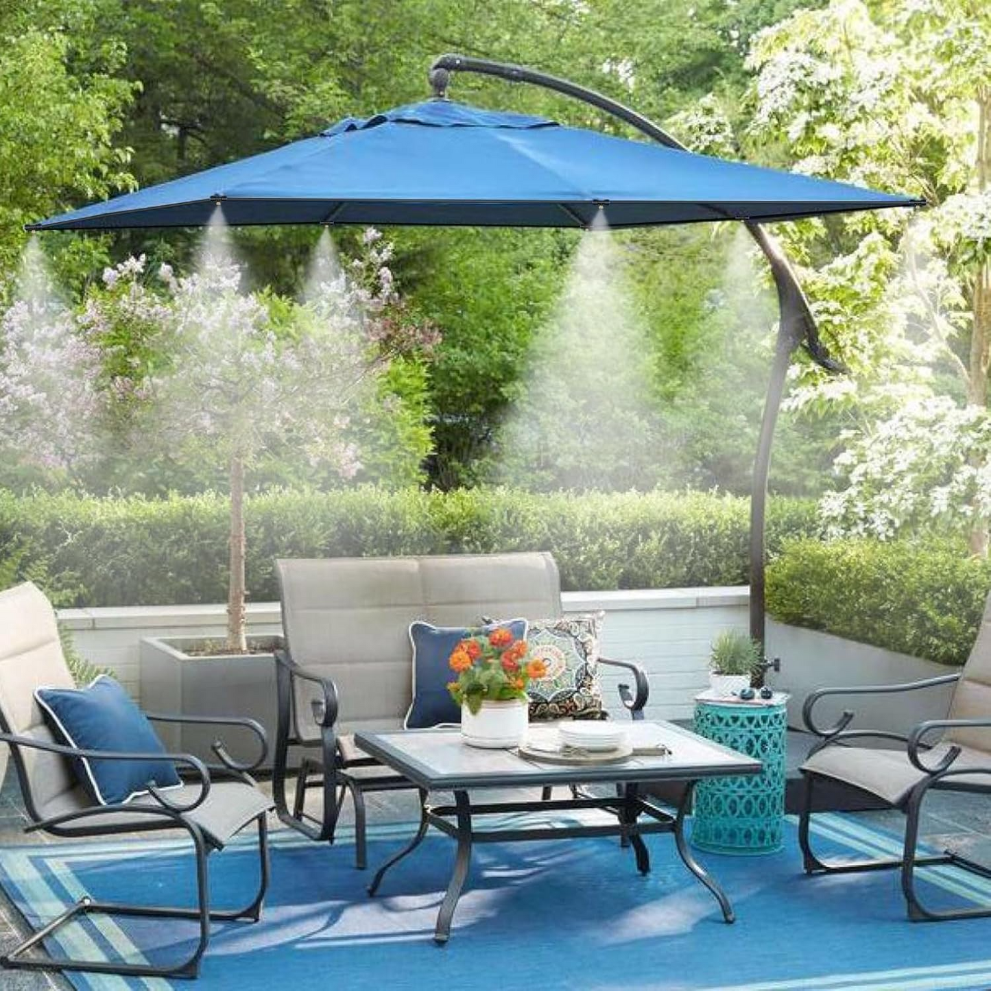Low Pressure Misting Cooling System – Outdoor Water Sprayer