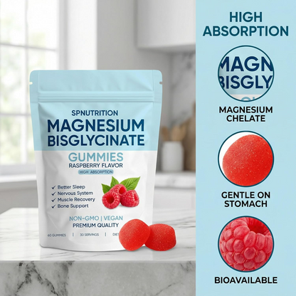 Magnesium Bisglycinate Gummies – High Absorption Sleep & Stress Support