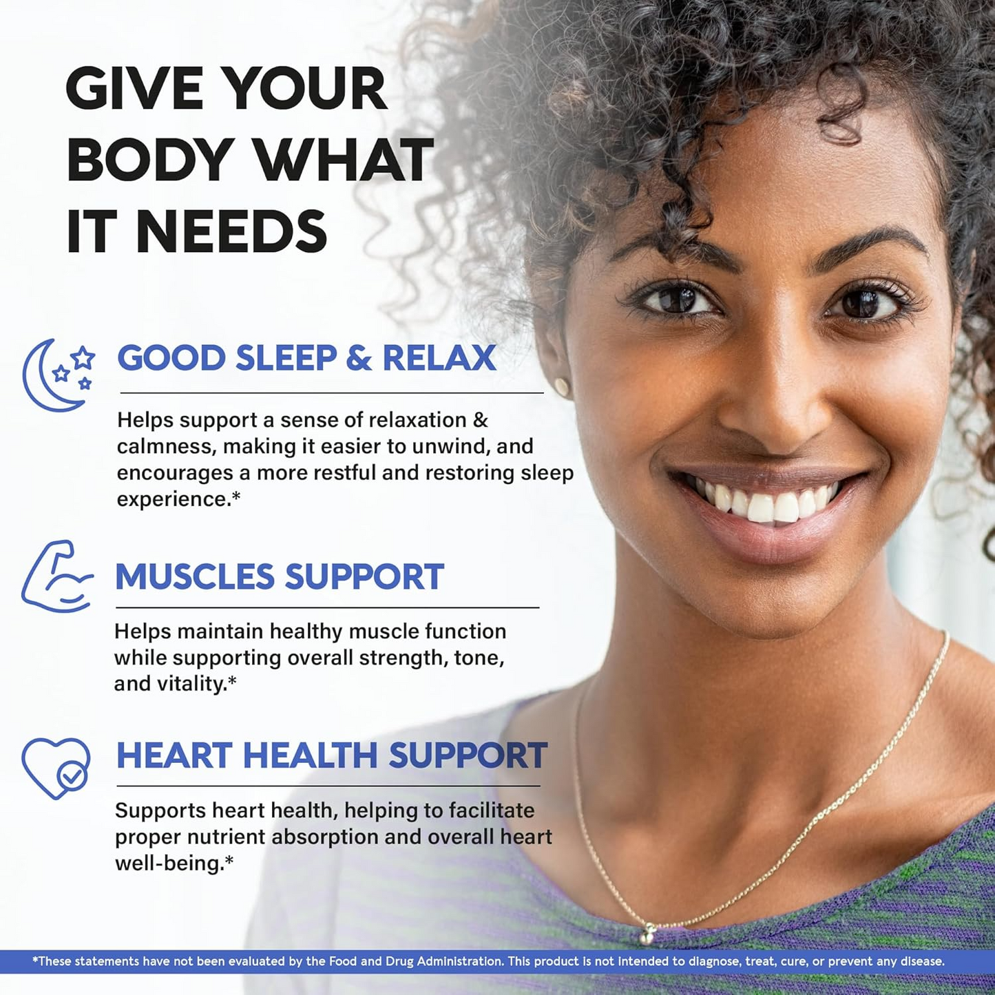 Magnesium Glycinate Capsules – Sugar-Free Vegan Relaxation & Mood Support