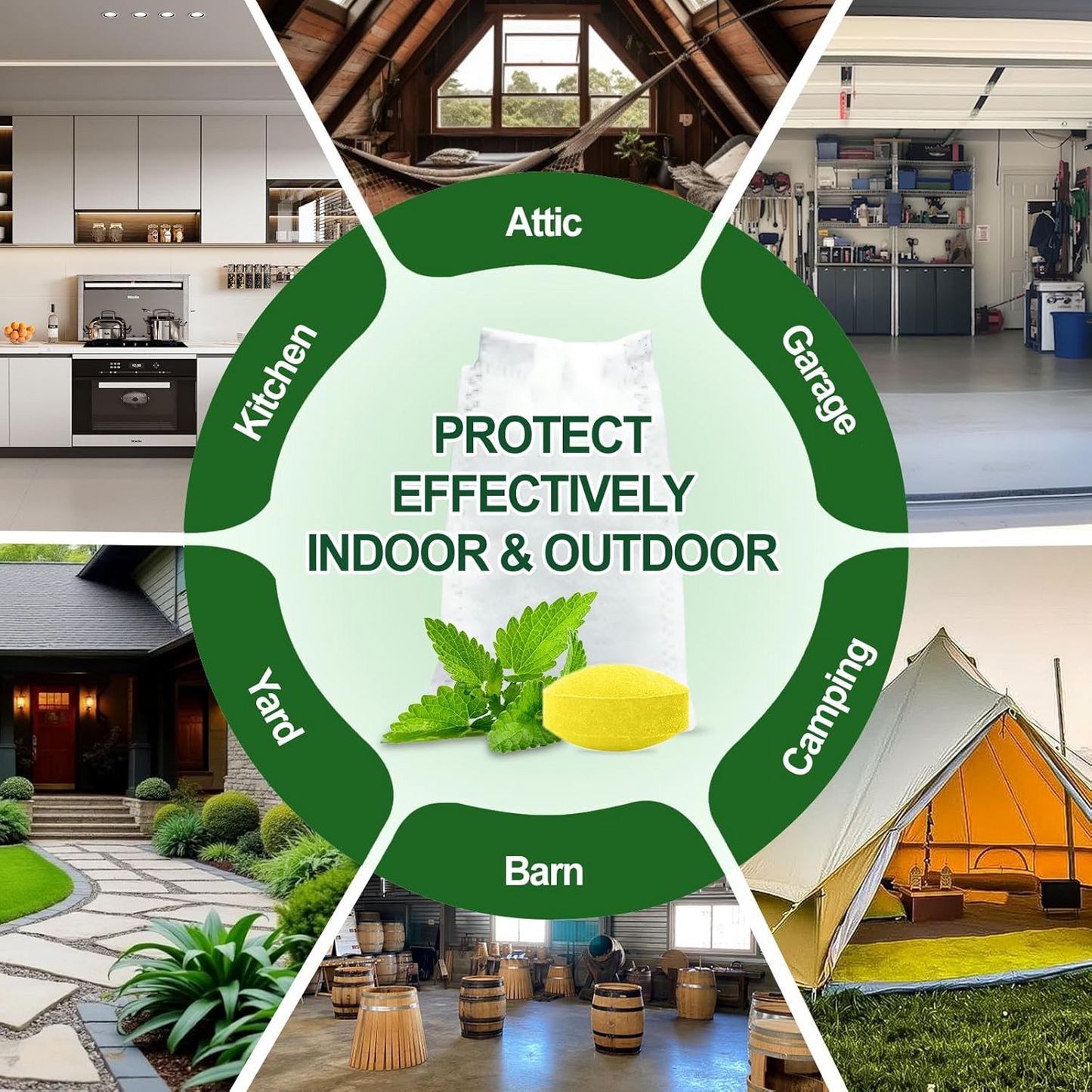 Natural Mouse Repellent Pouches for Pest Control