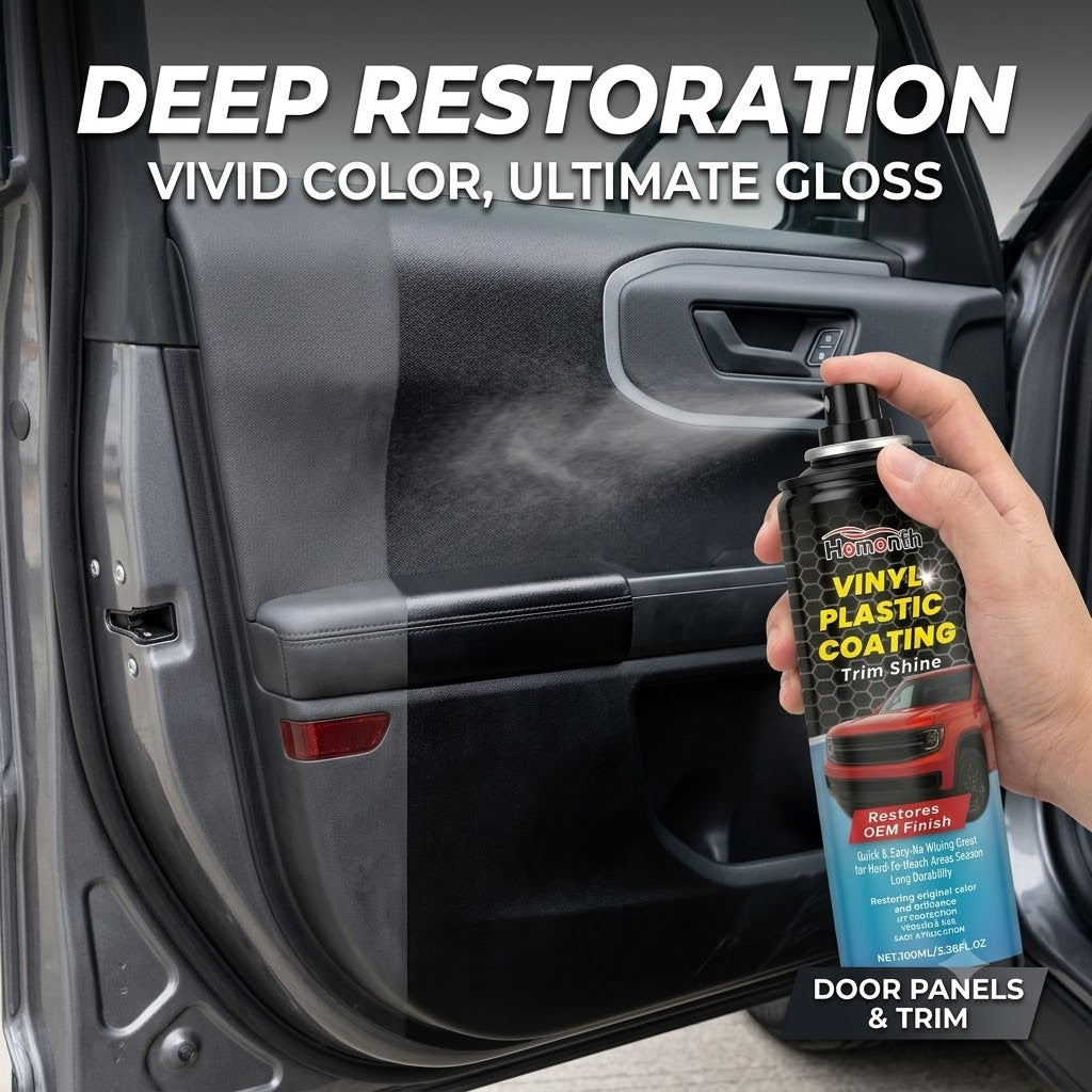 Car Interior Plastic Restorer Dashboard & Trim Cleaner Spray