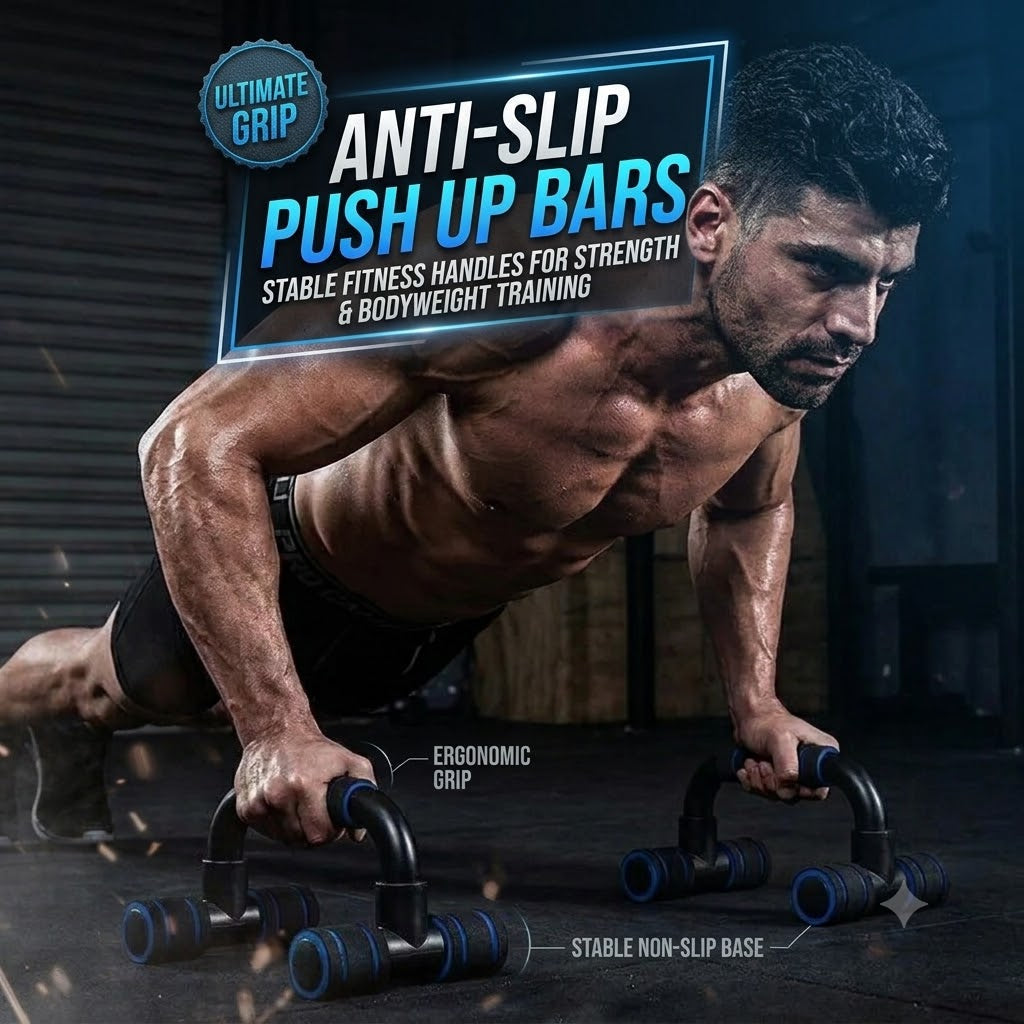 Anti Slip Push Up Bars – Stable Fitness Handles for Strength