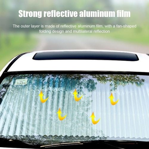 Retractable Car Window Sunshades – UV Blocking Protection for Front & Rear Windows