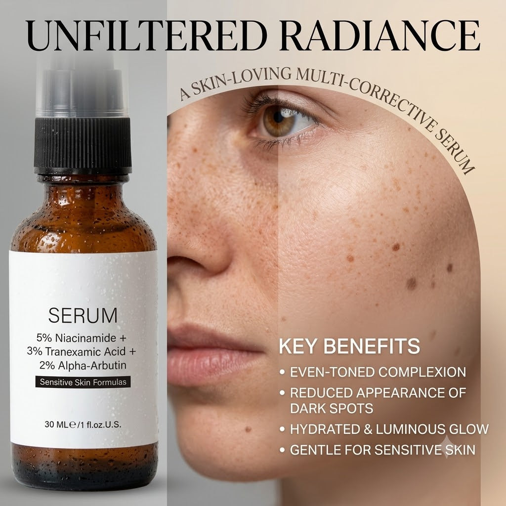 Niacinamide Hydrating Brightening Toner with Hyaluronic Acid & Glycolic Acid