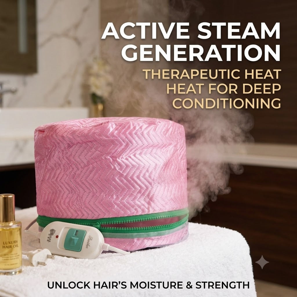 Electric Hair Steamer Heating Cap for Deep Conditioning