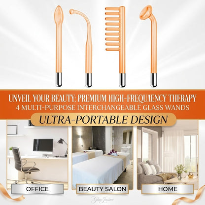 Portable High Frequency Facial Electric Skin Care & Scalp Massage