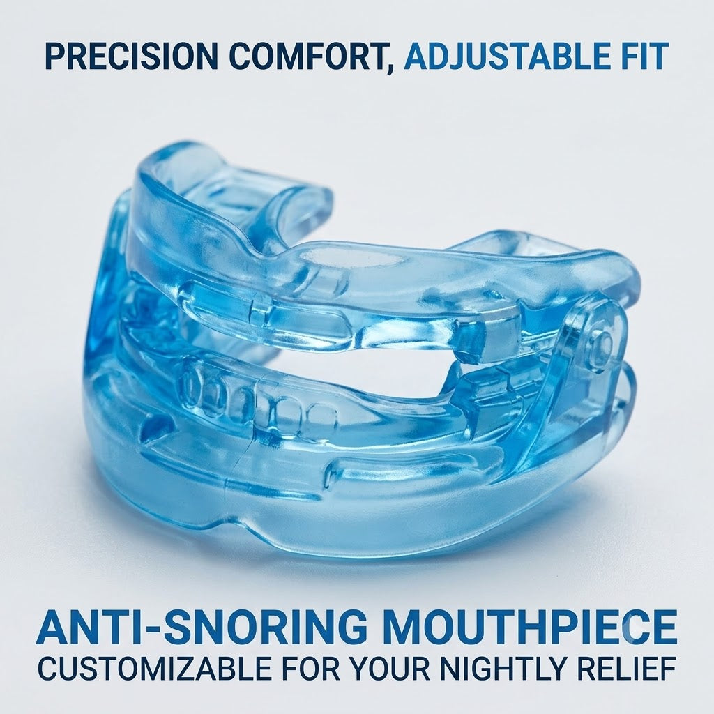 Adjustable Anti-Snoring Mouthpiece Nighttime for Better Sleep