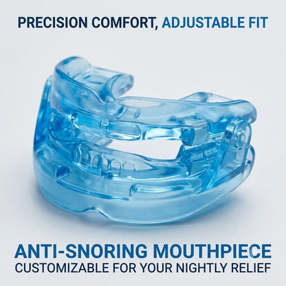 Adjustable Anti-Snoring Mouthpiece Nighttime for Better Sleep