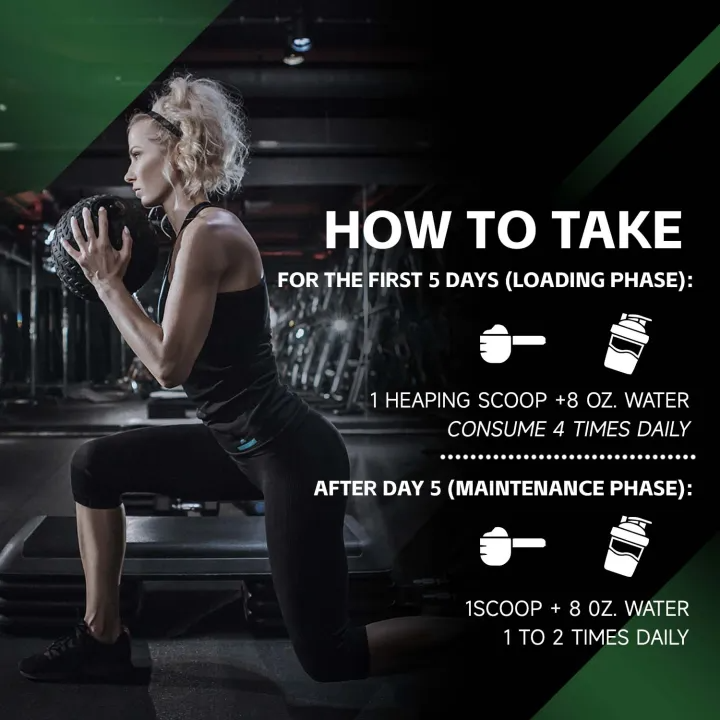 Pure Creatine Monohydrate Powder Pre & Post Workout Supplement