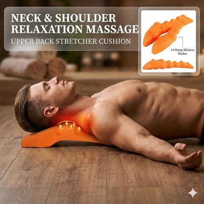 Neck & Shoulder Relaxation Massager – Upper Back Stretcher Cushion