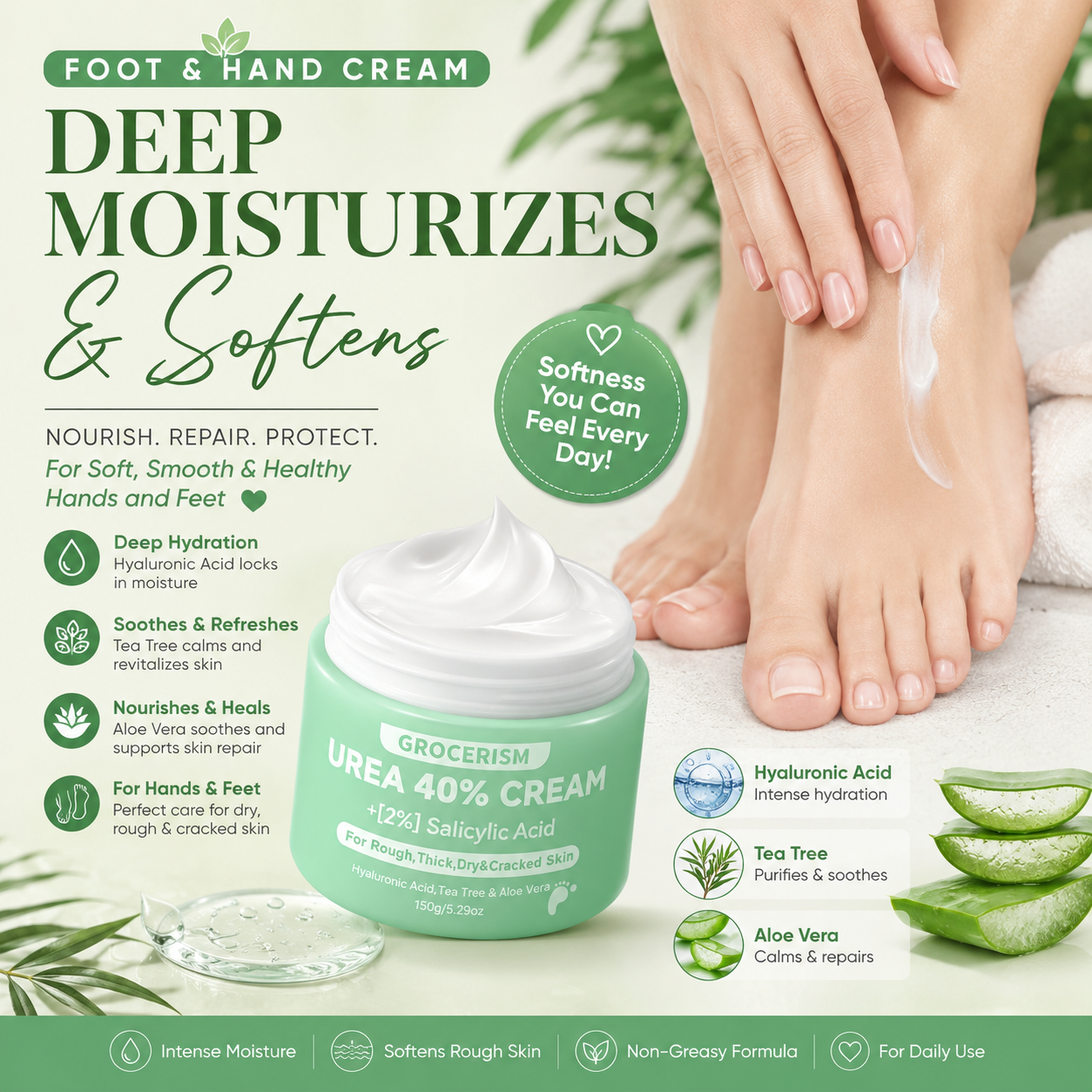 Deep Moisturizing Hand & Foot Cream
