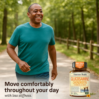 Glucosamine, Chondroitin & Turmeric Curcumin Capsules