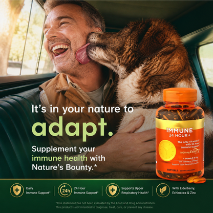 Vitamin C 1000 mg with Zinc Softgels – Daily Immune & Antioxidant Support