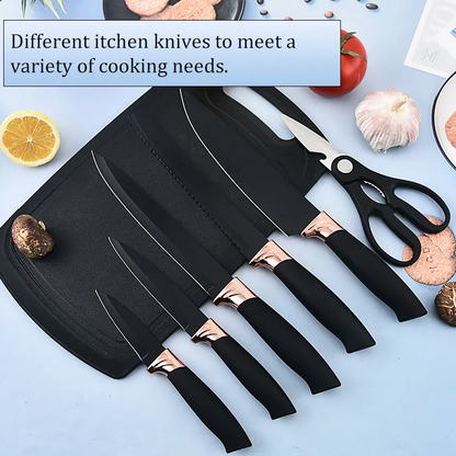 19 Piece Silicone Mold & Plastic Knife Set Kitchen Cutting Tool Kit