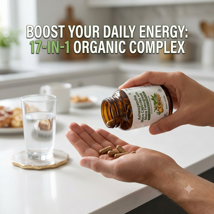 Ashwagandha & Maca 17-in-1 Herbal Capsules