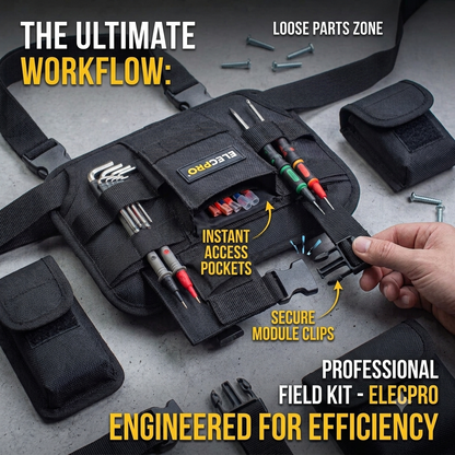 Multi Functional Electrician Tool Bag – Portable Oxford Cloth Repair & Tool Storage Organizer