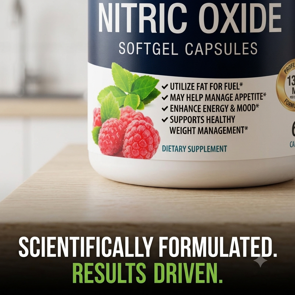 Nitric Oxide Softgel Capsules with Green Tea Extract