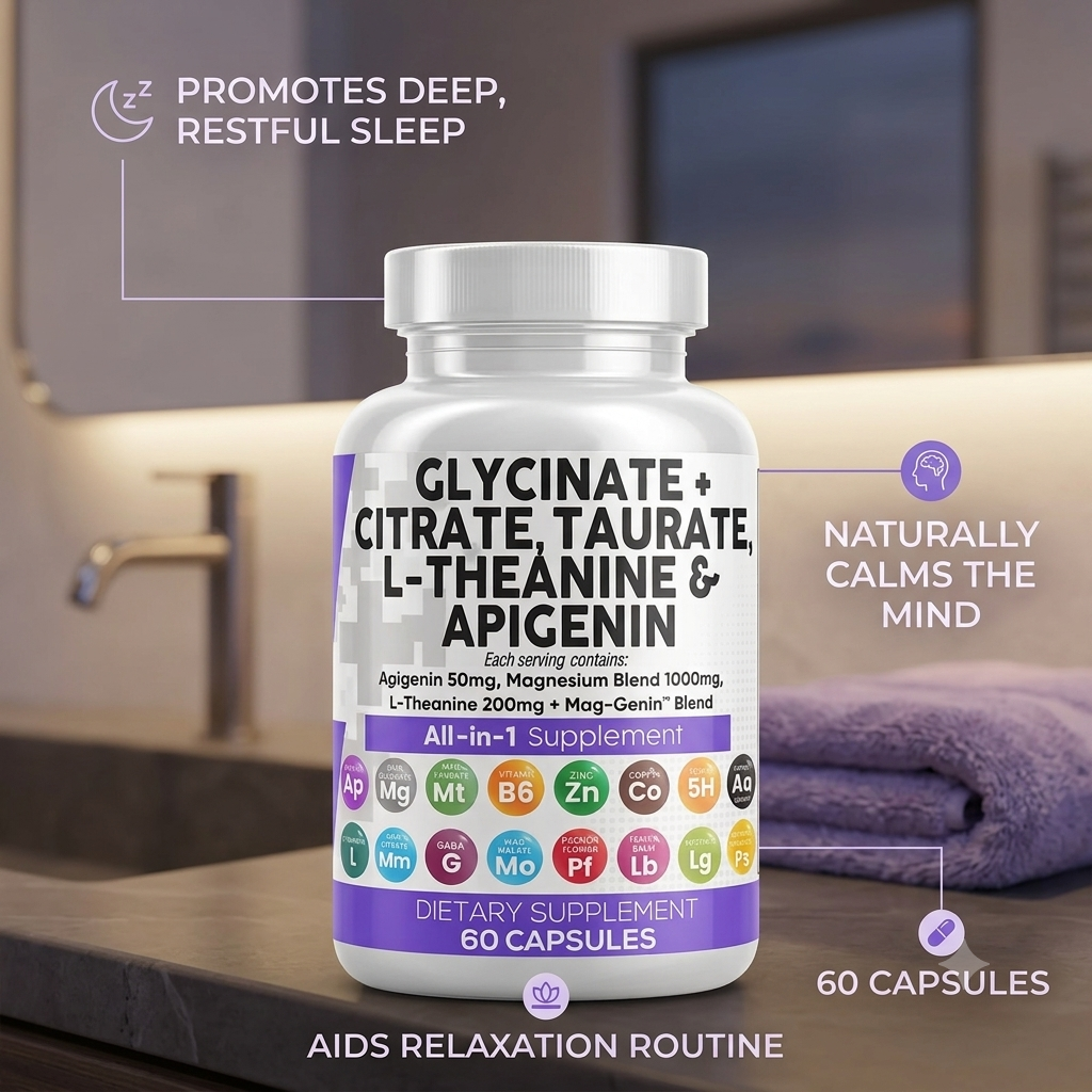 Daily Magnesium Supplement for Wellness & Muscle Support
