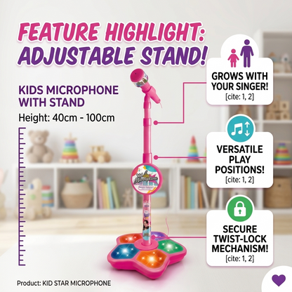 Kids Karaoke Microphone & Educational Singing  Toy