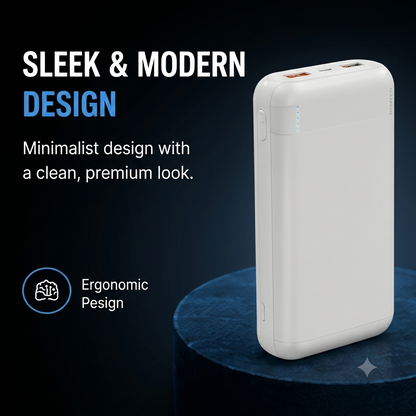 Fast Charging Power Bank – Dual USB Portable Charger with LED Light