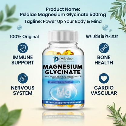 Magnesium Glycinate Softgels – Sleep & Relaxation Support