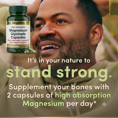 Adult Magnesium Glycinate Capsules – Daily Heart & Muscle Wellness Supplement