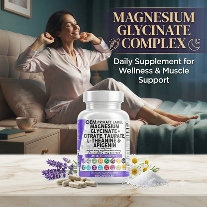 Daily Magnesium Supplement for Wellness & Muscle Support