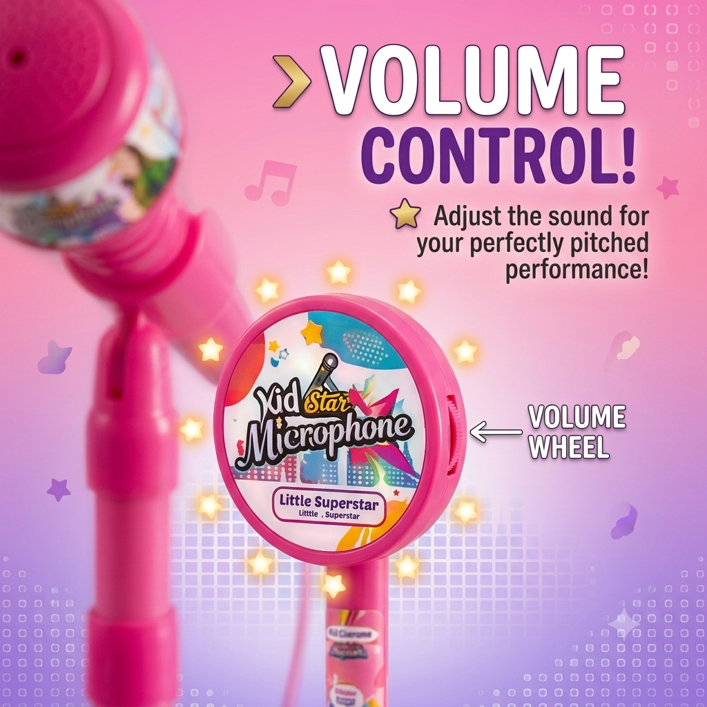 Kids Karaoke Microphone & Educational Singing  Toy