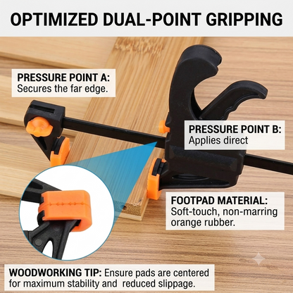 Multi Size Nylon working Clamps – Heavy Duty Mini F & A Shaped Clamps