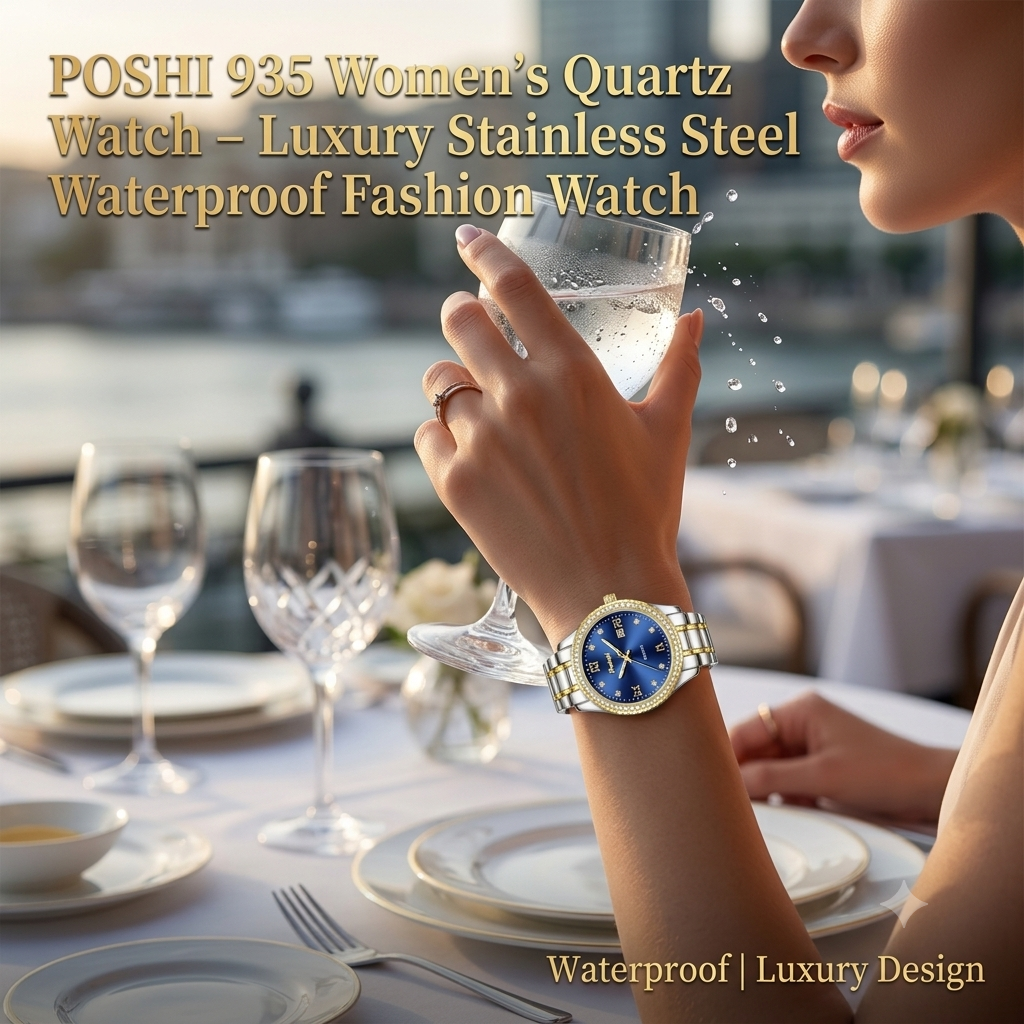 Women's Quartz Stainless Steel Waterproof Watch