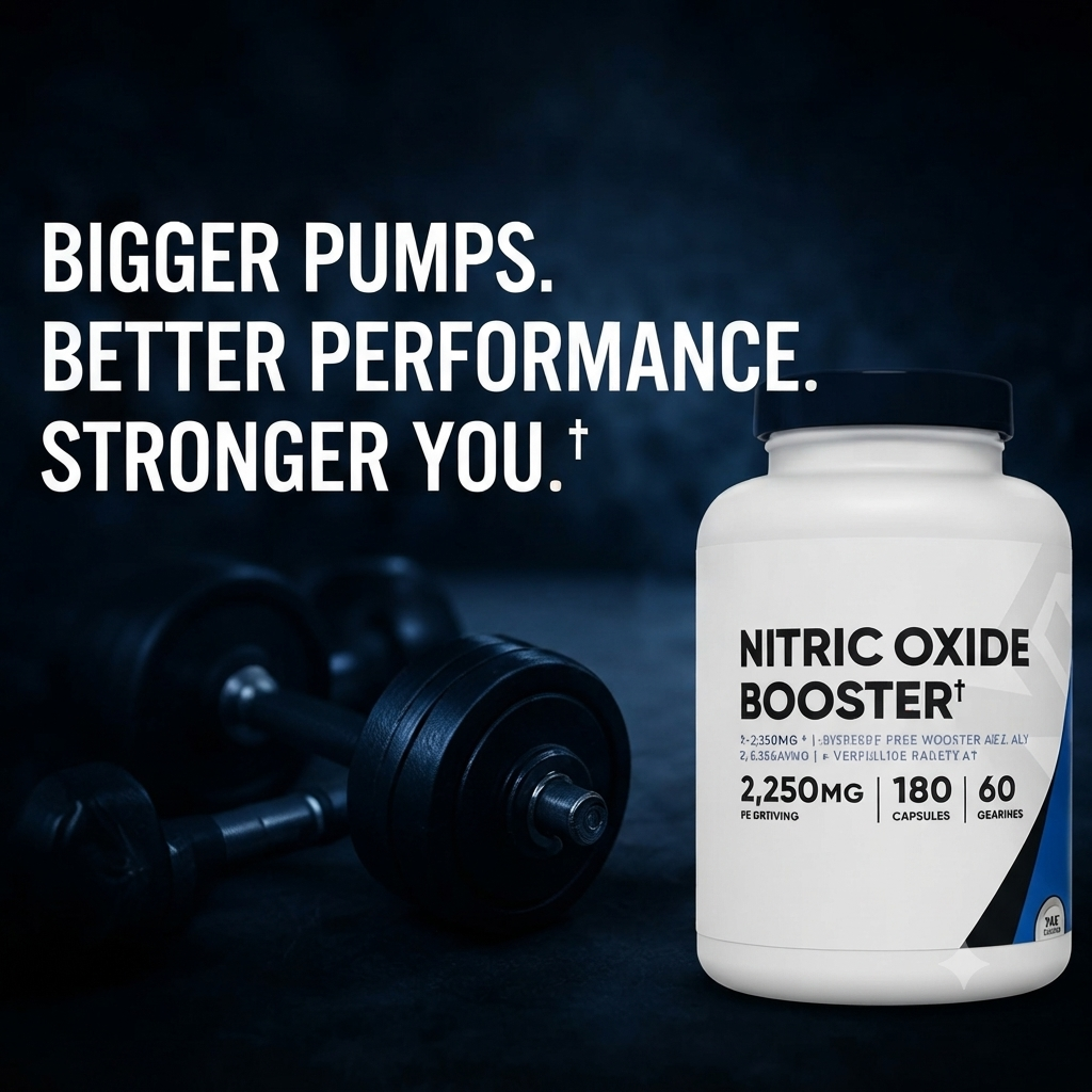 Nitric Oxide Booster – L Arginine & L- Citrulline Supplement