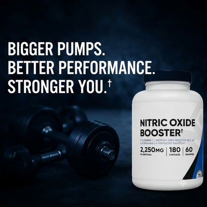 Nitric Oxide Booster – L Arginine & L- Citrulline Supplement