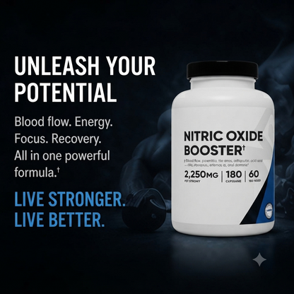 Nitric Oxide Booster – L Arginine & L- Citrulline Supplement