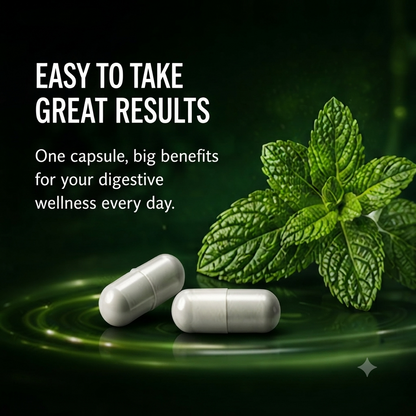 Spearmint Leaf Capsules – Herbal Dietary Supplement for Adults
